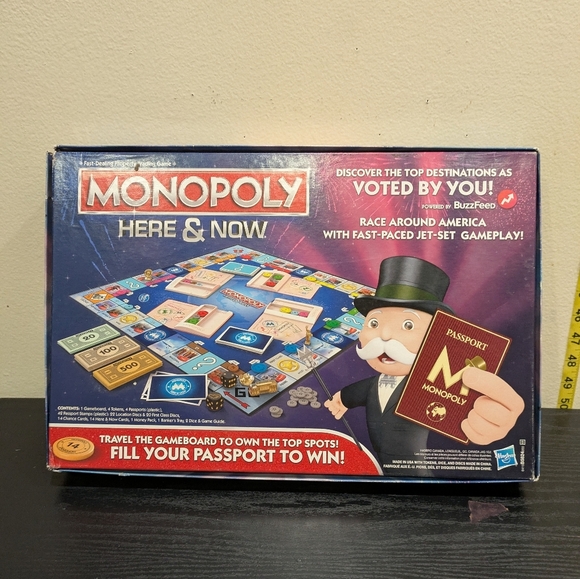 Monopoly Here & Now Board Game - Blue and Red - Picture 5 of 11